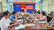 Tập thể BTV huyện ủy Chư Sê làm việc với lãnh đạo và thành viên UBN...