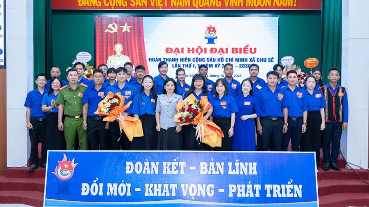 ĐẠI HỘI ĐẠI BIỂU ĐOÀN TNCS HỒ CHÍ MINH XÃ CHƯ SÊ LẦN THỨ I, NHIỆM KỲ 2025 - 2030🎉